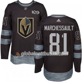 Vegas Golden Knights Hockeydrakt Jonathan Marchessault 81 1917-2017 100th Anniversary Svart Adidas Authentic - Herre